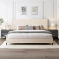 King Size Bed Frame Modern Upholstered Bed Frame King - Adjustable