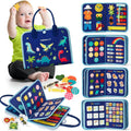 hahaland Busy Board for 1 Year Old - Montessori Learning Busy Book