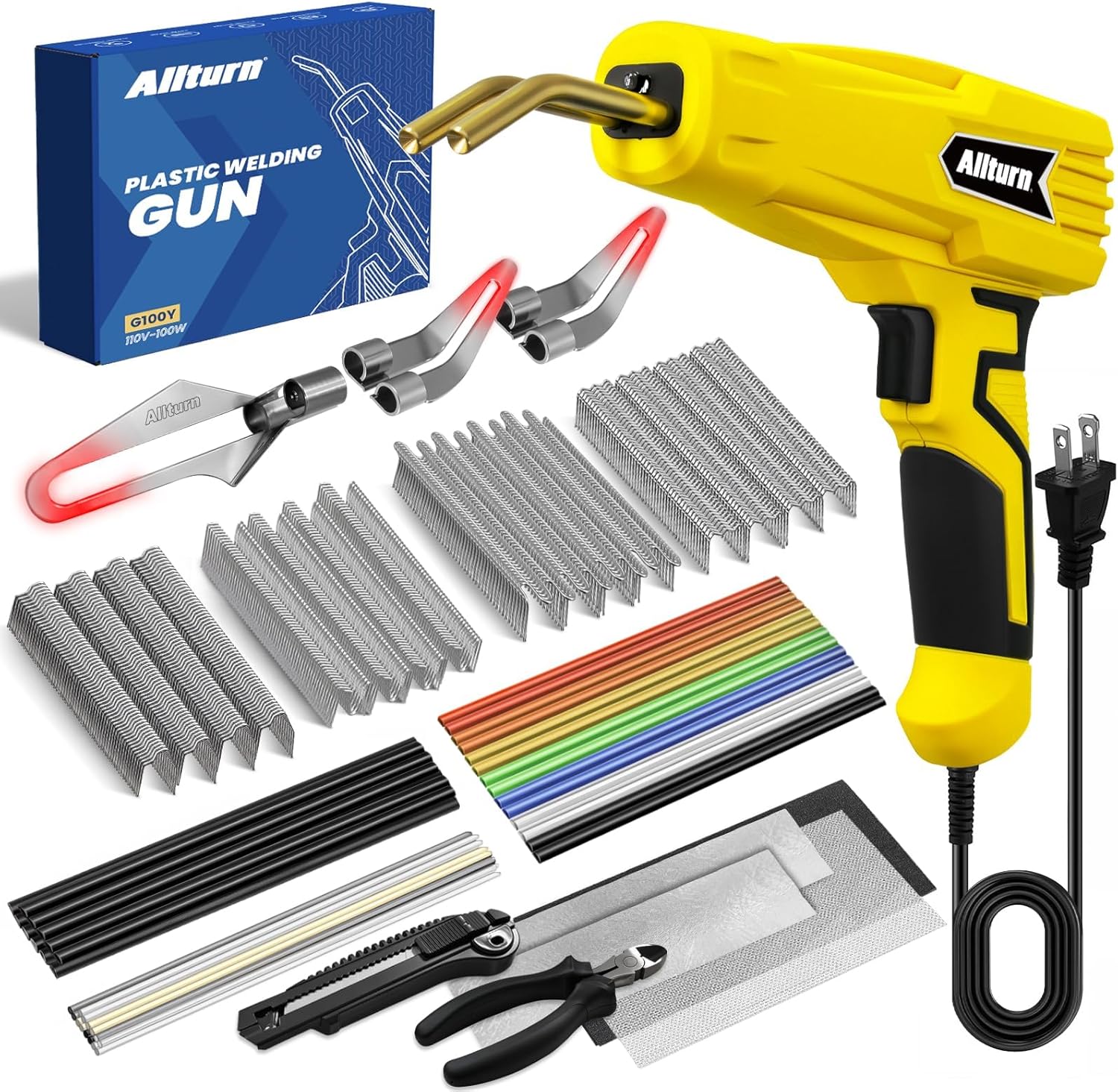 Allturn Plastic Welder Kit for Car Bumper and Thermoplastics