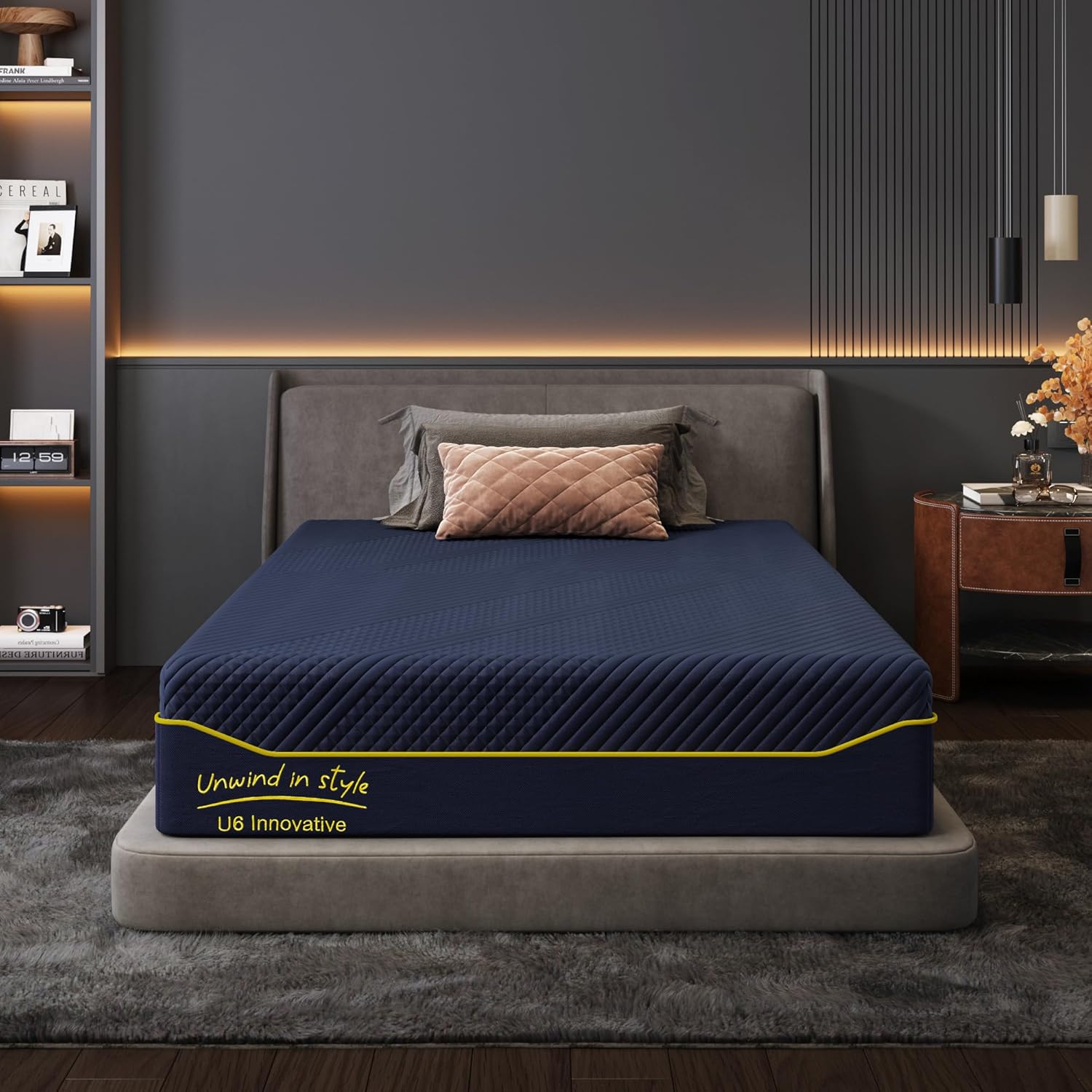 Full Mattress 12 Inch Memory Foam with Green Tea Cooling Gel