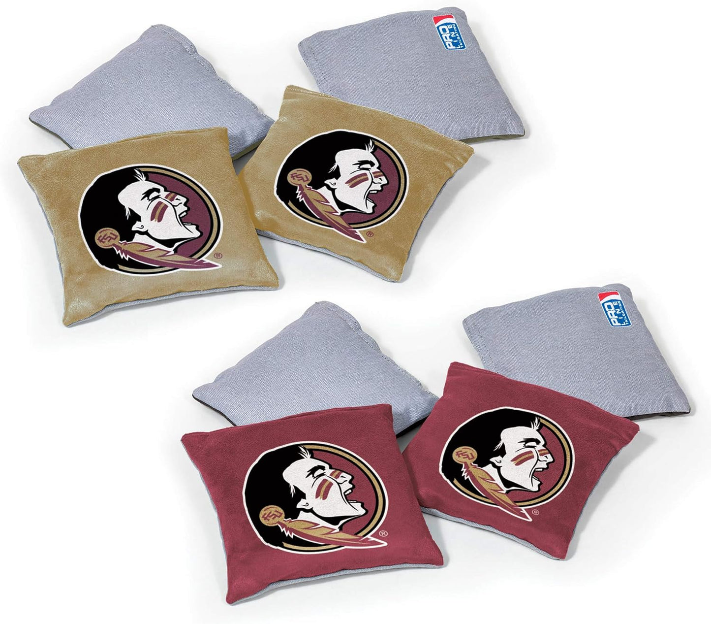 NCAA College Dual Sided Bean Bags for Tailgates and Outdoors