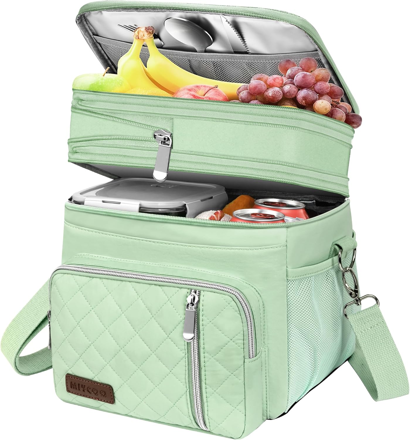 MIYCOO Large Insulated Lunch Bag for Work and Travel Use