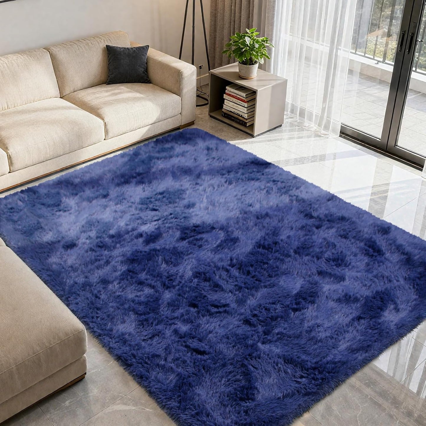 Shag Area Rug for Bedroom 5x8 - Soft Fluffy Indoor Carpet