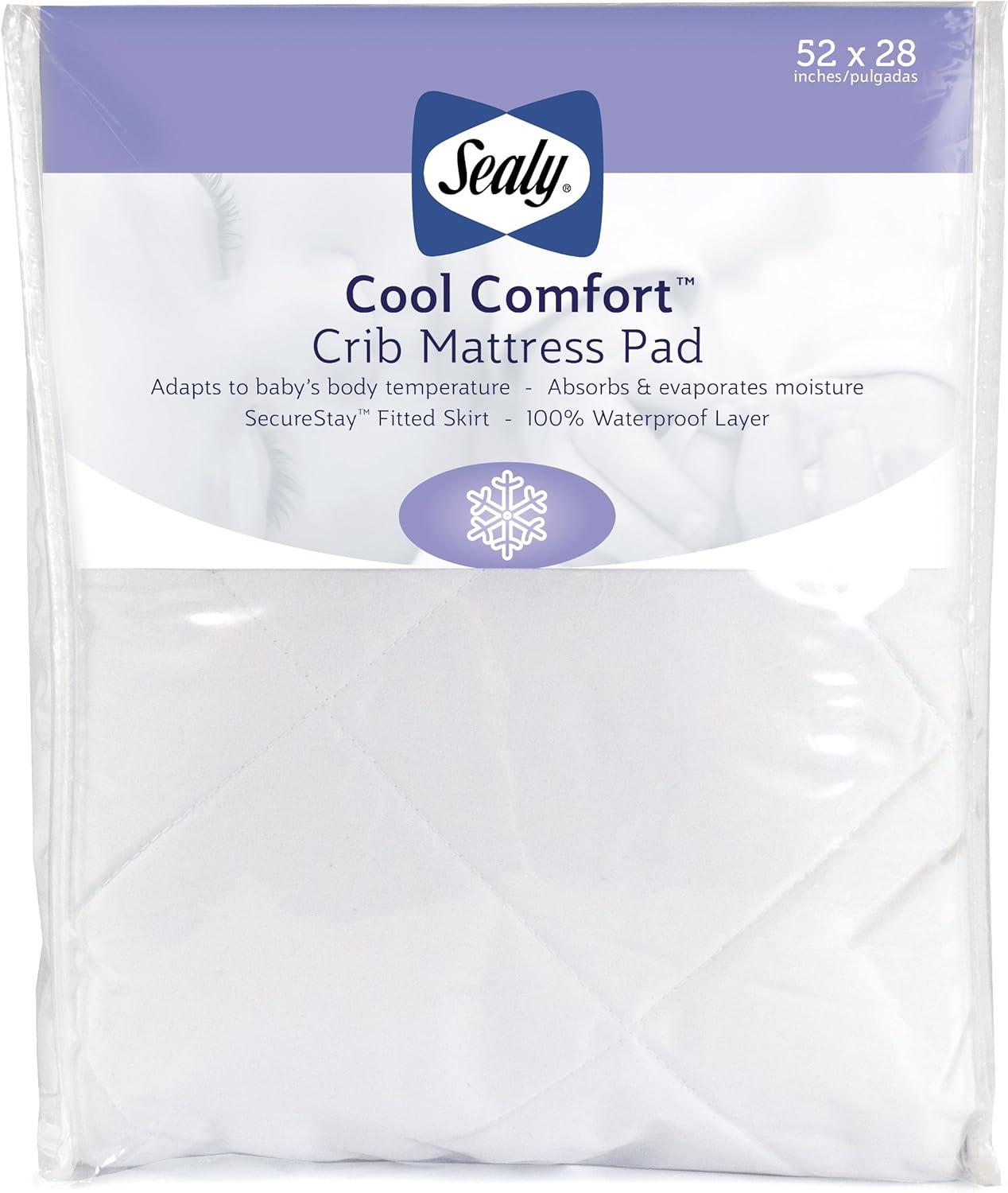 Sealy Baby Cooling Waterproof Crib Mattress Protector Pad Review