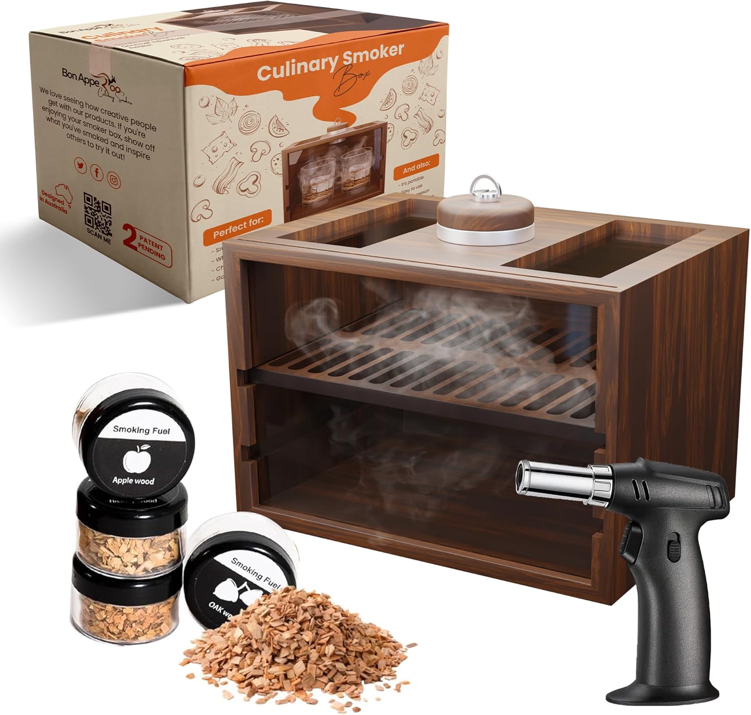 Bon Apperoo Portable Culinary Smoker Box