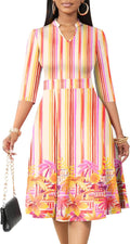 Nmoder Women's Elegant Fit and Flare Casual Dress Collection