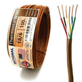 18/6 100ft Thermostat Wire - Solid Copper, CL2 Low Voltage Cable