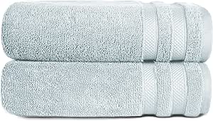 TRIDENT 2 Piece Large Bath Towels Set - Plush and Absorbent