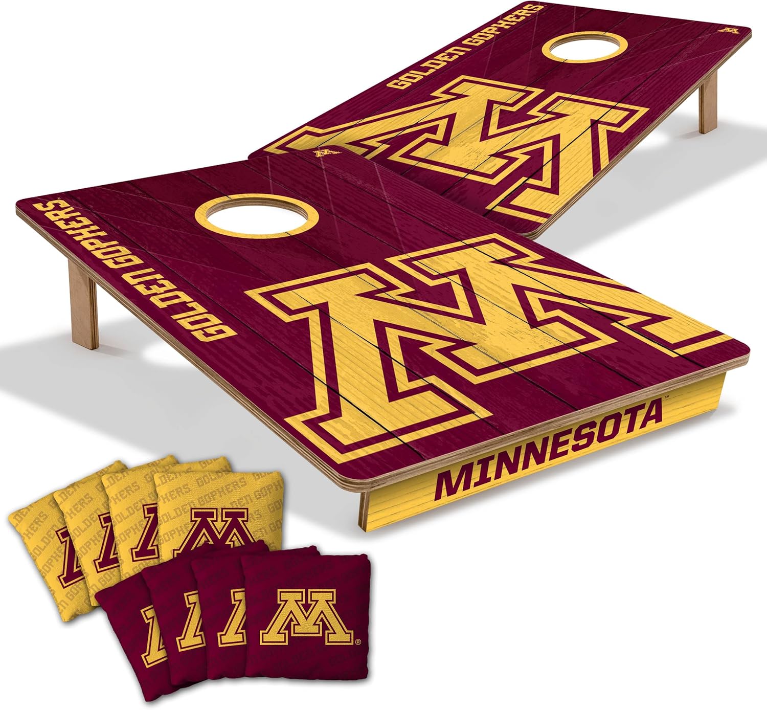 YouTheFan NCAA 2 x 3 Wood Cornhole Game with Logo Bags Review