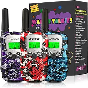 LOOIKOOS Walkie Talkies for Kids - Perfect Gift for Adventures