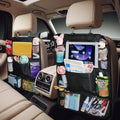 Car Seat Organizer Backseat - Travel Storage & Kid Seat Protector