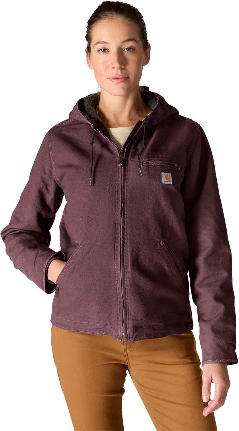 Carhartt Women's Loose Fit Washed Duck Sherpa Lined Jacket Review