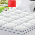 Queen Mattress Topper Pillowtop Mattress Pad - Cooling Plush Fit