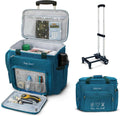 Large Craft Bag With Detachable Wheels - Water Resistant Organizer