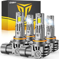 9005 9006 LED Bulbs Combo - Ultra-Bright 100000LM Lighting