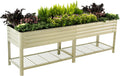 Elevated Raised Garden Bed V Series 2 ft x 8 ft - Durable Elevated