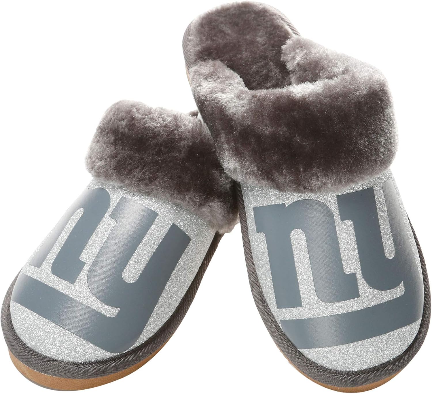 FOCO Womens NFL Team Logo Glitter Open Back Moccasin Review