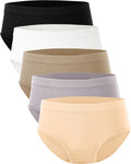 Bamboo Cool Womens Underwear Moisture-Wicking Briefs - 5-Pack soft