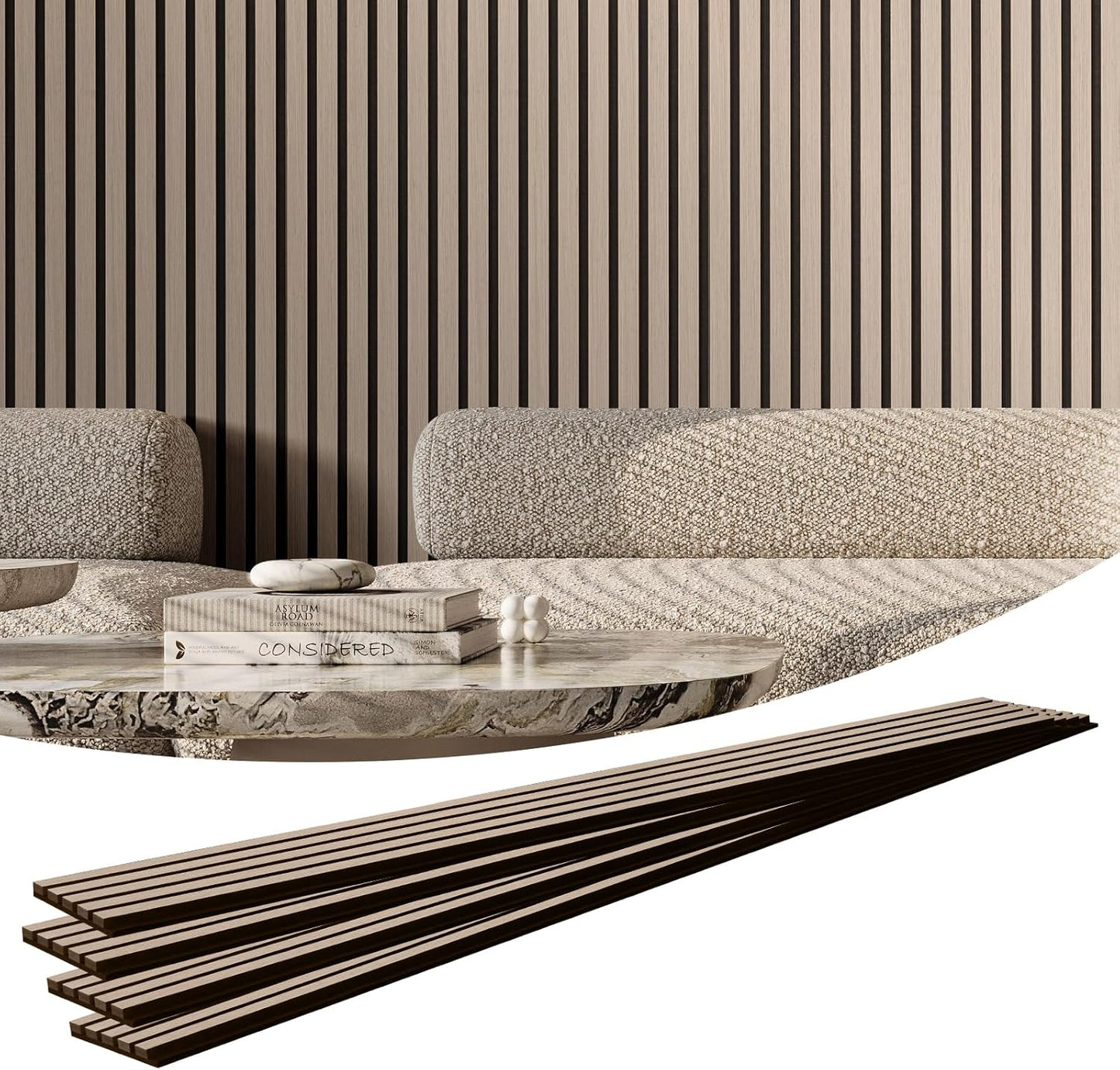 VEVOR Wood Slat Acoustic Panel for Modern Interior Decor