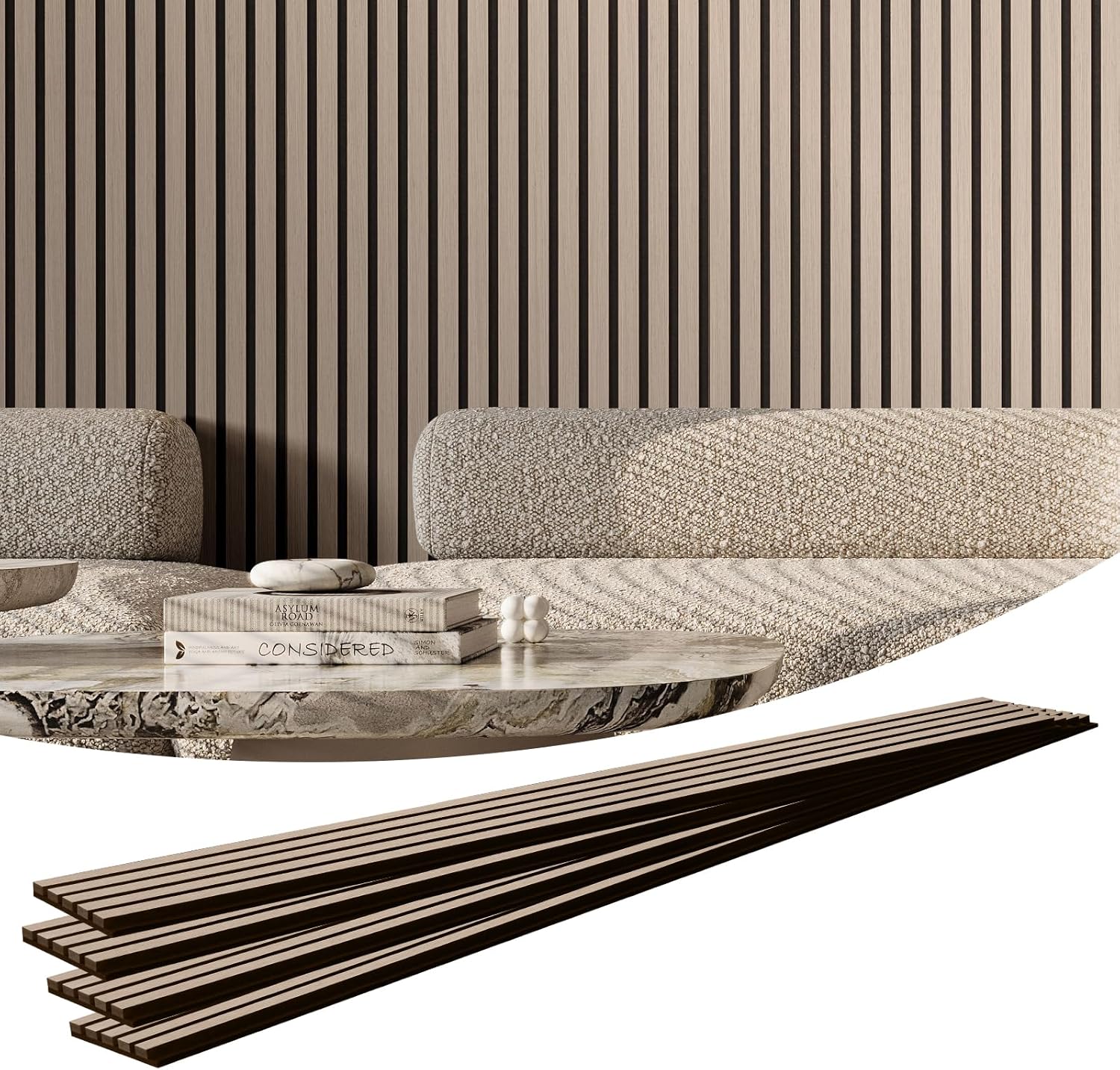 VEVOR Wood Slat Acoustic Panel for Modern Interior Decor