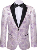 Paisley Sport Coat Blazer for Men - Lightweight Elegant Tuxedo