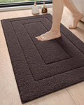 DEXI Bathroom Rug 43x24 Non Slip Washable Bath Mat - Soft, Quick Dry