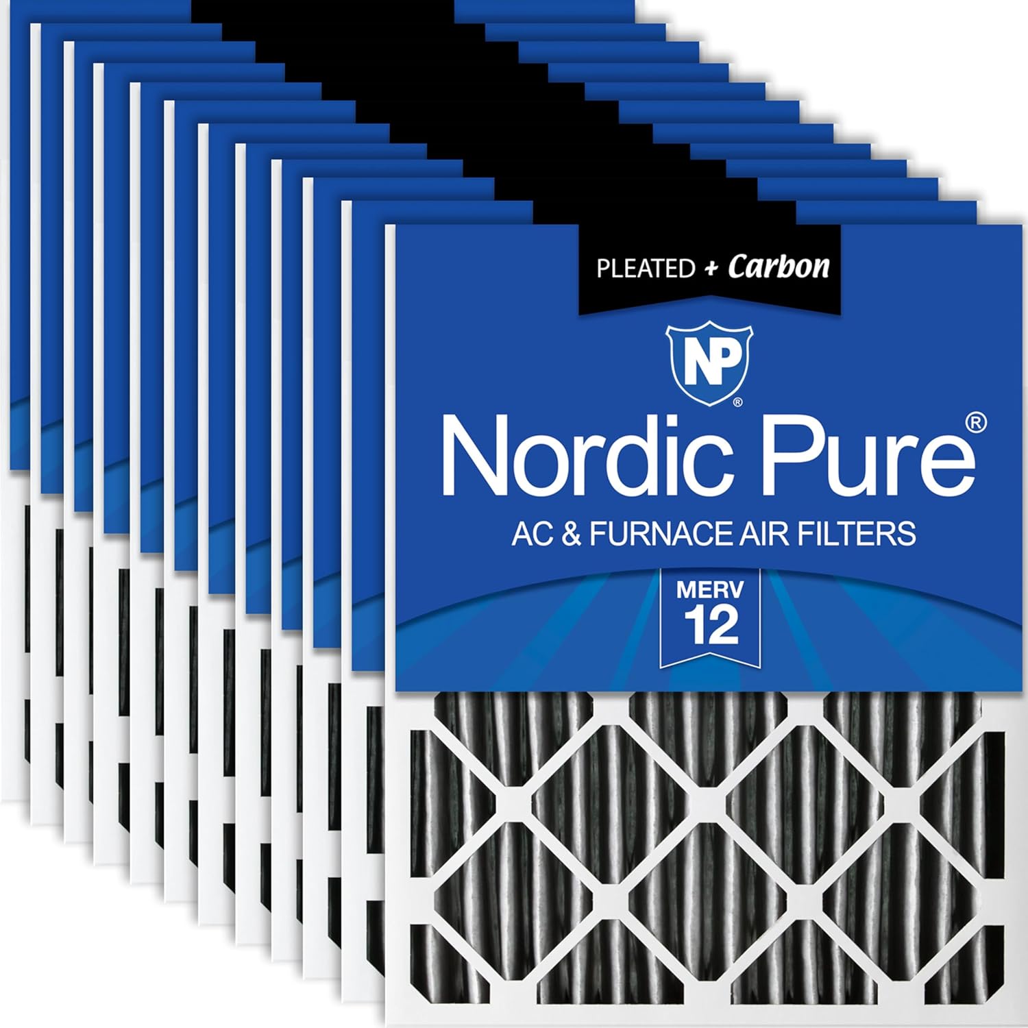 Nordic Pure 20x20x2 Furnace Air Filters with MERV 12 Rating
