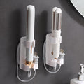 Wall Mounted Curling Iron and Hot Tool Organizer - Space Saving 2 Pack