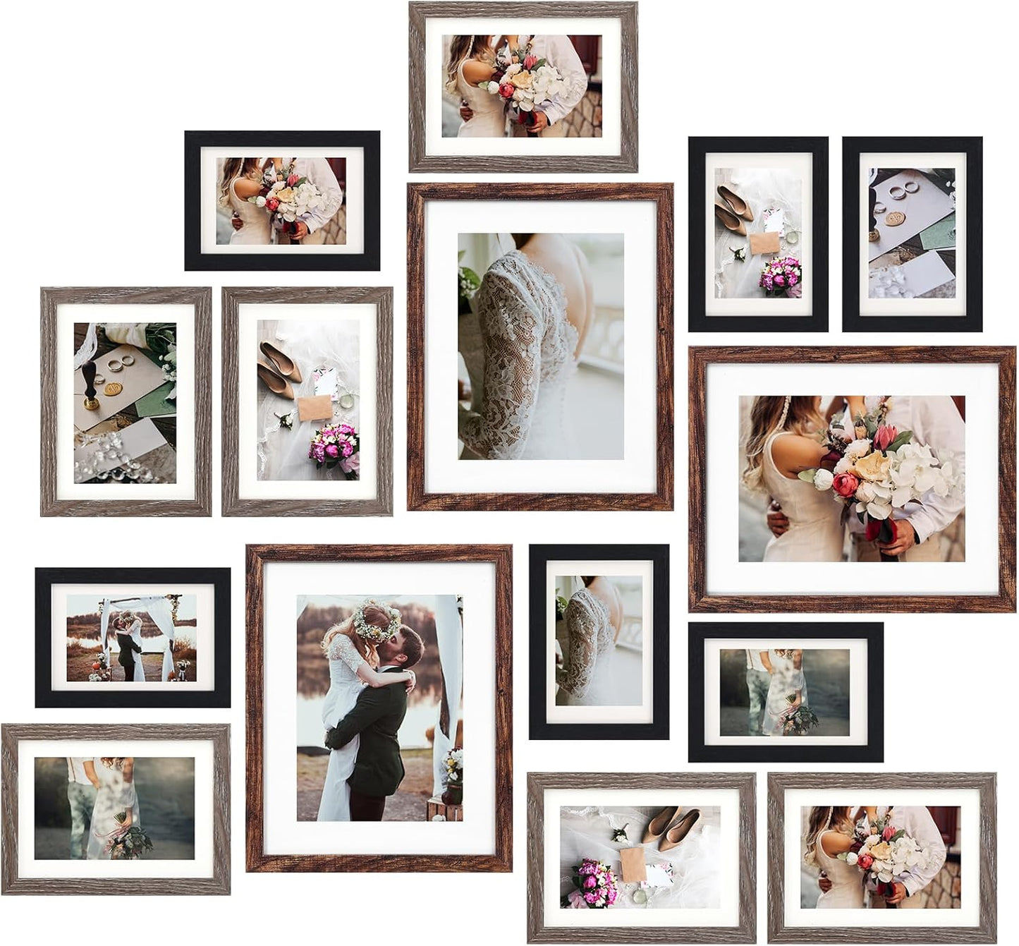 Fixwal Picture Frames Set for Stunning Gallery Wall Decor