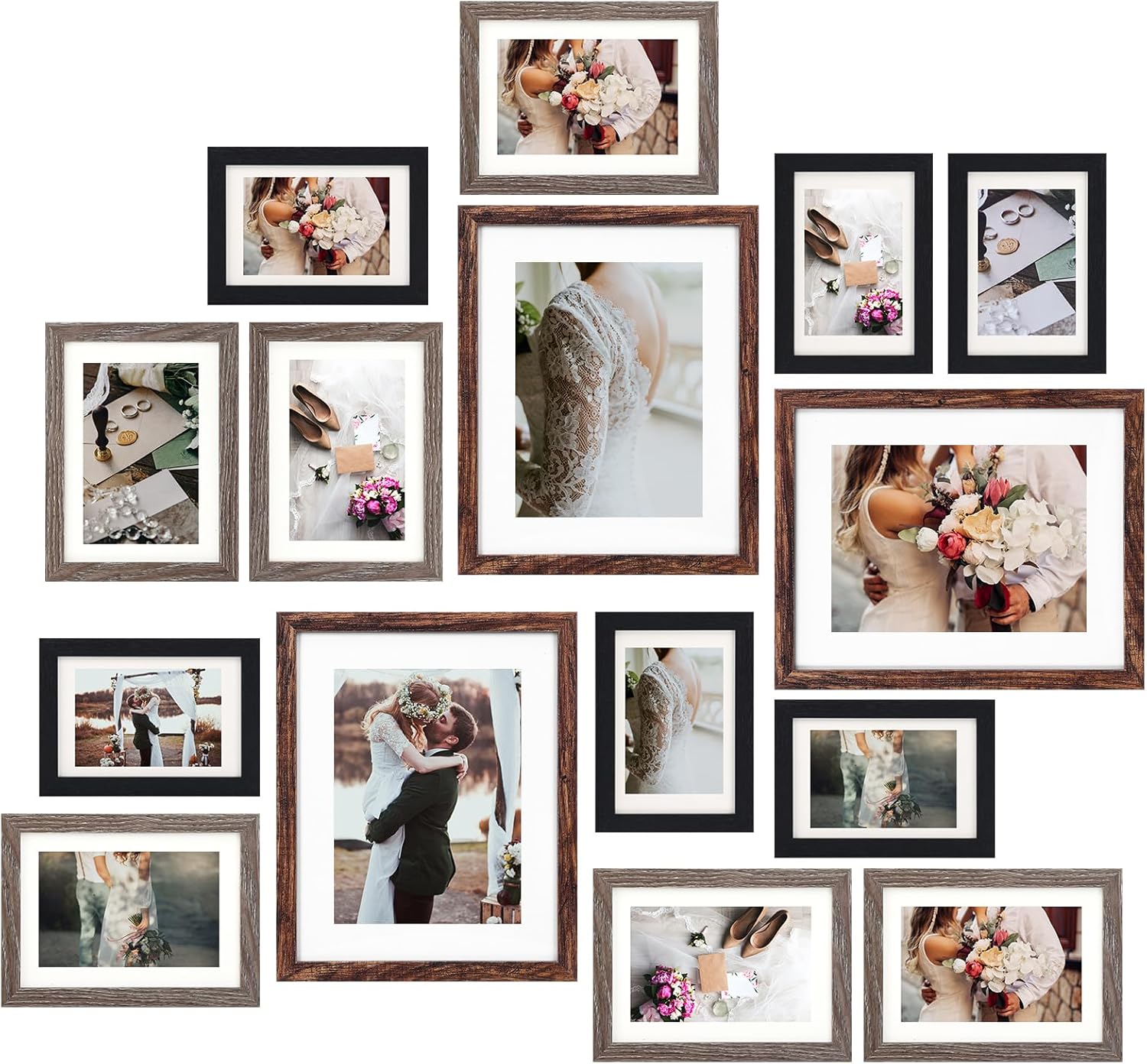 Fixwal Picture Frames Set for Stunning Gallery Wall Decor
