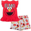 Sesame Street Elmo Baby Girls T-Shirt and Shorts Set