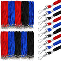 Bulk Lanyards for ID Name Badges 1000 Pack - Classic Colors