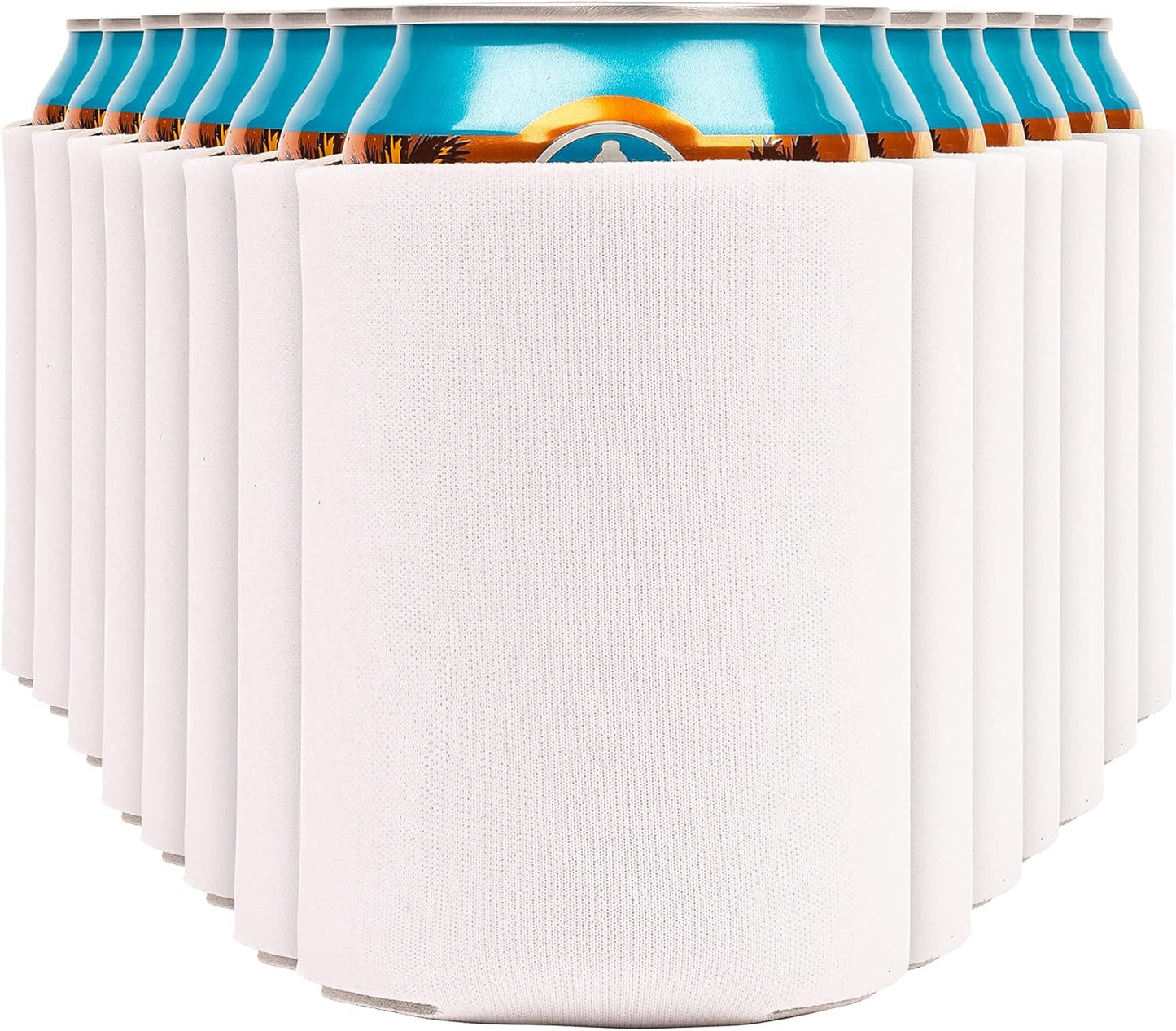Blank Beer Can Cooler Sleeves for Vinyl Projects & Favors