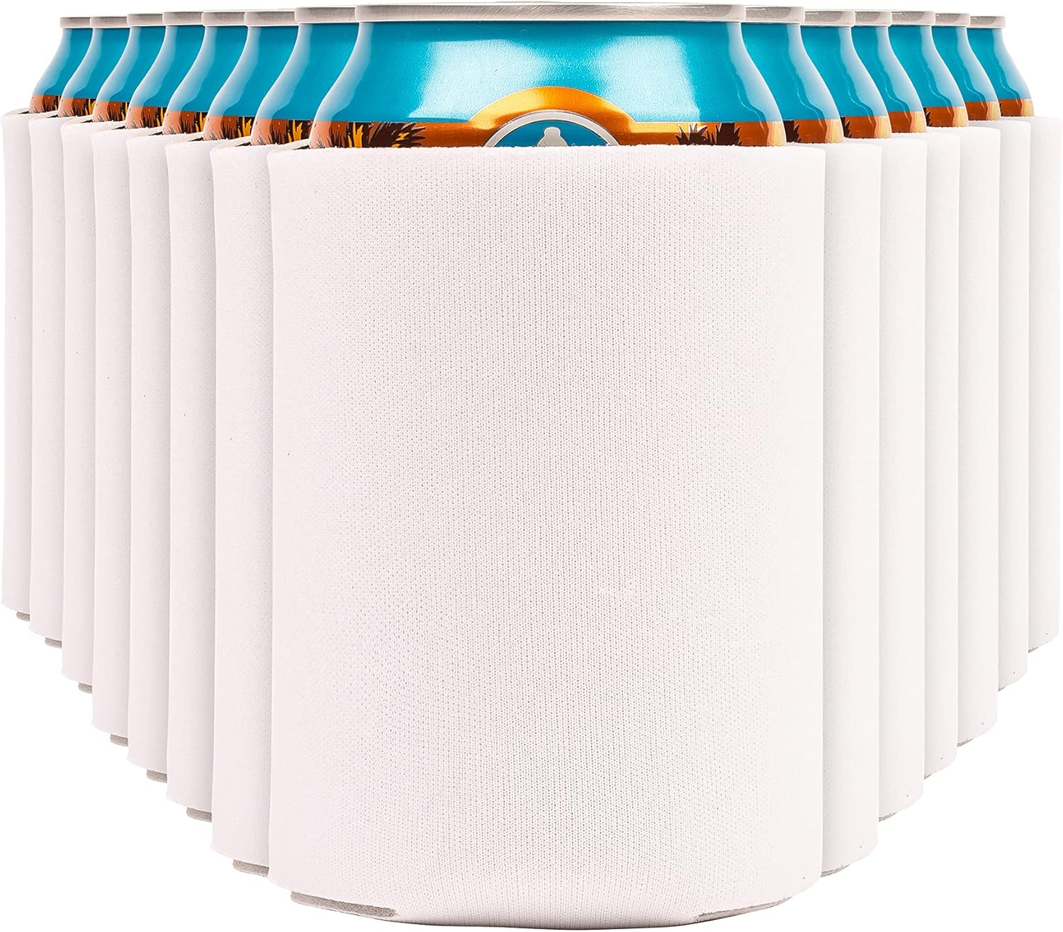 Blank Beer Can Cooler Sleeves for Vinyl Projects & Favors