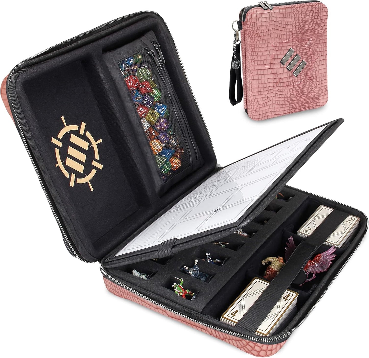 ENHANCE RPG Organizer Case - Ultimate DnD Binder for Gamers