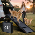 63in Folding Dog Ramp for Car, SUV & Truck - Portable Pet Ramp