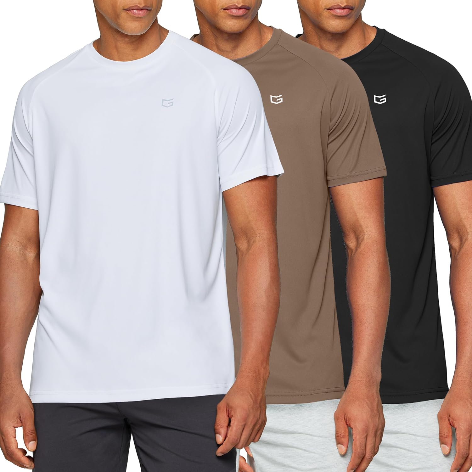 G Gradual Men's Workout Quick Dry T-Shirts for Active Lifestyle