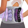 Fit Geno Back Brace for Lower Back Pain Women - Adjustable Lumbar