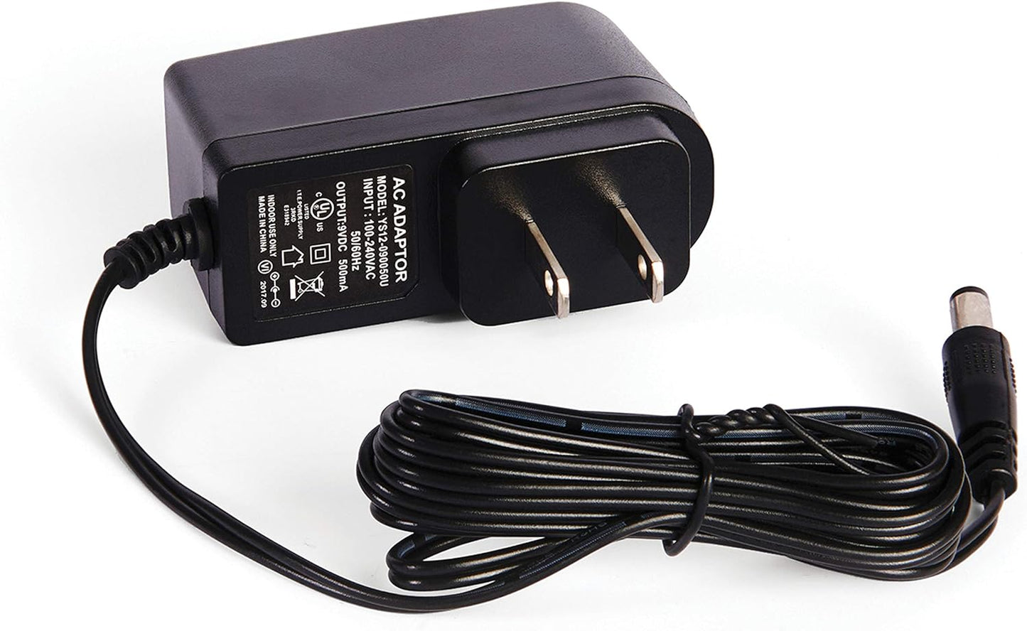 D'Addario Pedalboard Power Supply: Reliable 9V DC Cord