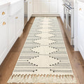 Tritard Boho Hallway Runner Rug 2x8 - Stylish Cotton Design