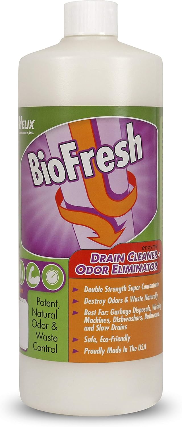 Powerful Enzyme Drain Cleaner & Odor Eliminator - 32oz