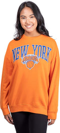 Ultra Game Women's NBA Extra Soft Fleece Oversized Pullover - Stylish