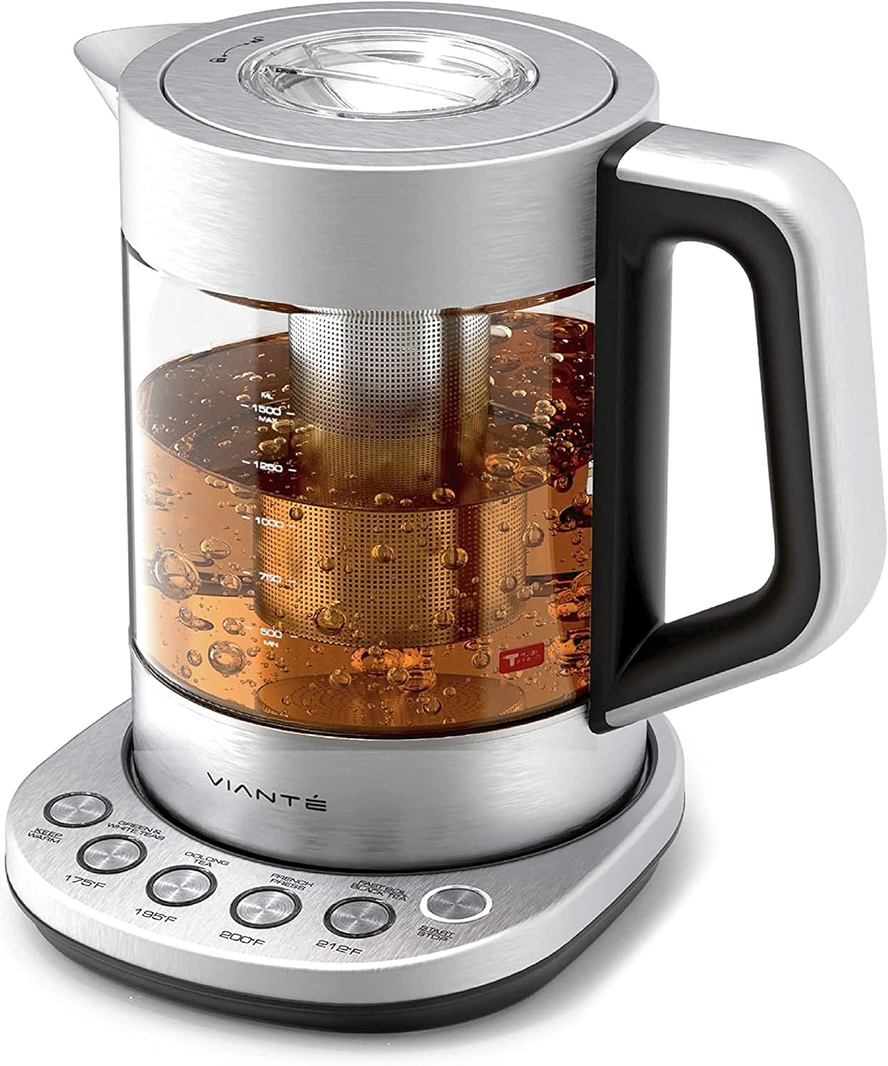 Viante Electric Kettle with Infuser for Loose Leaf Tea Lovers