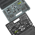 Tap and Die Set 80-Piece Metric and SAE - Durable Threading Kit