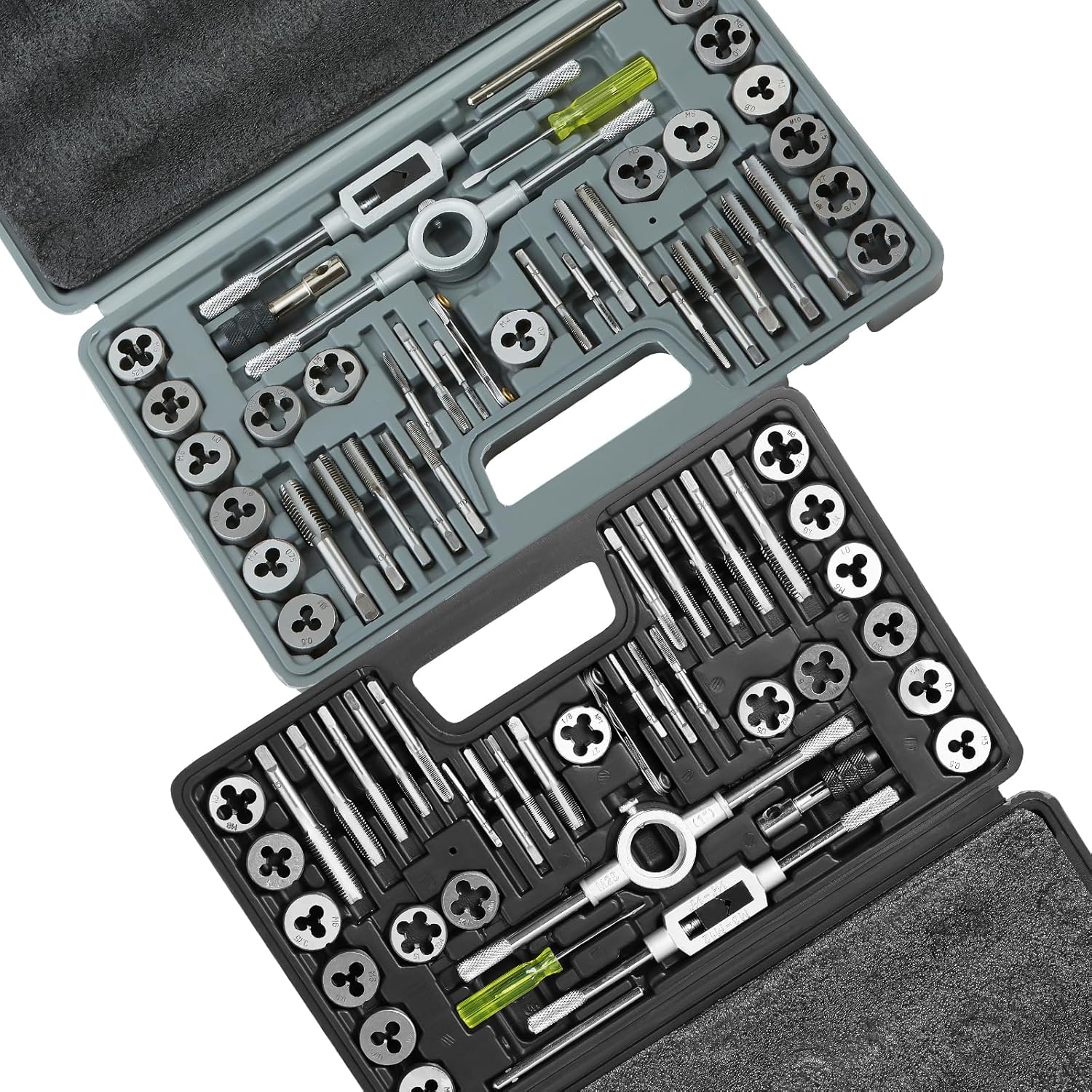 VEVOR Tap and Die Set - 80-Piece Metric and SAE Standard Tools