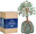Green Aventurine Crystal Tree of Life for Positive Energy