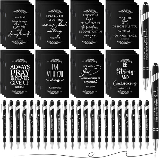 Christian Gifts Set - Inspirational Notepads & Pens!