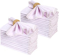 Elegant 18x18 Inch Cloth Napkins Set of 24 for Dining Events