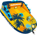 Airhead Mable Inflatable Towable Tube, 1-2 Rider - Durable Nylon Cover