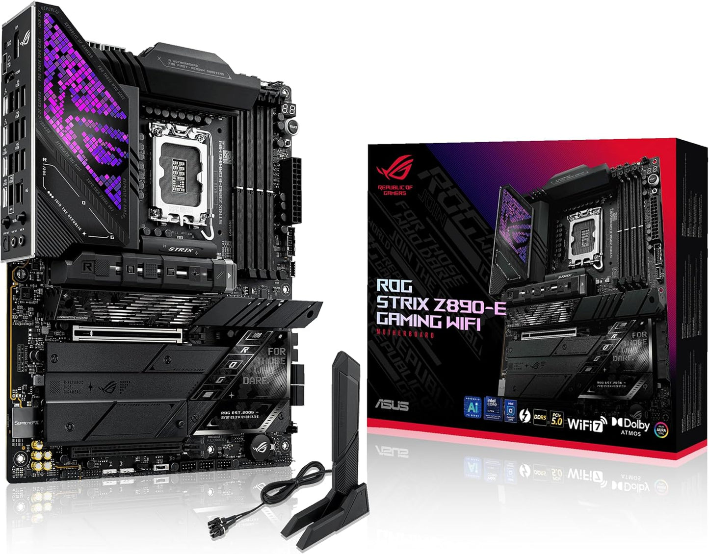 ASUS ROG Strix Z890-E Gaming Motherboard with Advanced AI Features